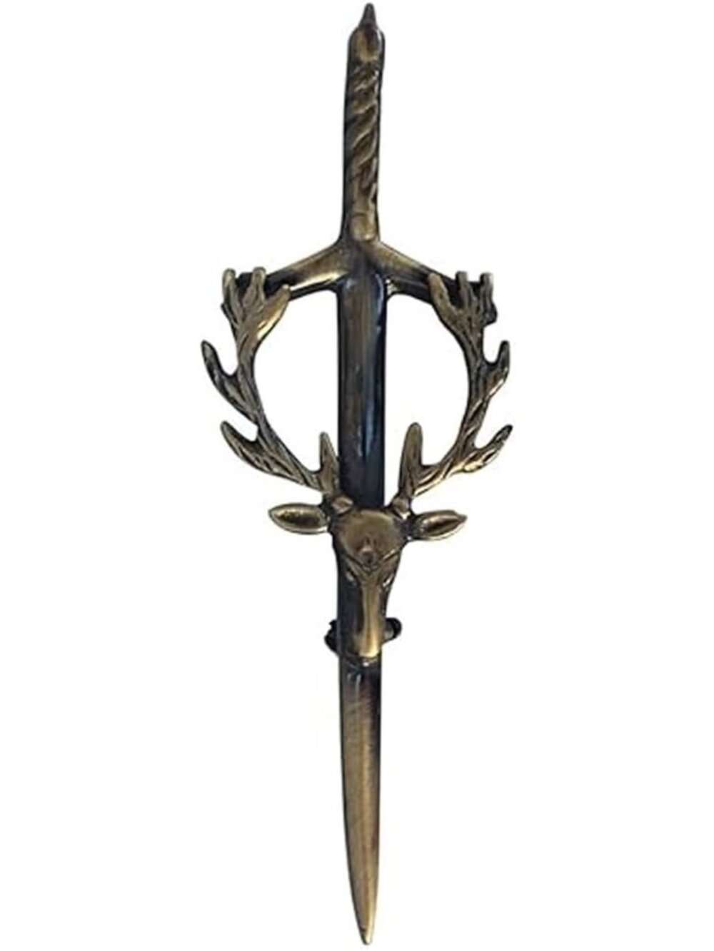 Stag Head Kilt Pin Highland Scottish Celtic Design Kilt Accessory